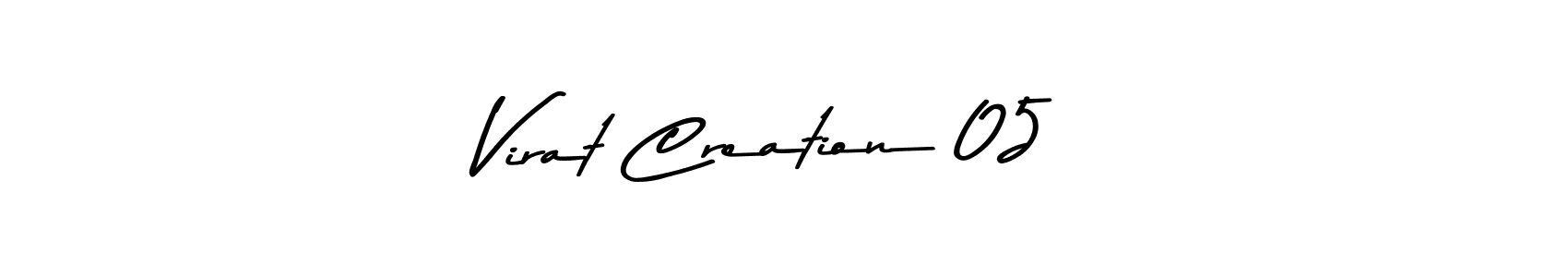 How to make Virat Creation 05 name signature. Use Asem Kandis PERSONAL USE style for creating short signs online. This is the latest handwritten sign. Virat Creation 05 signature style 9 images and pictures png