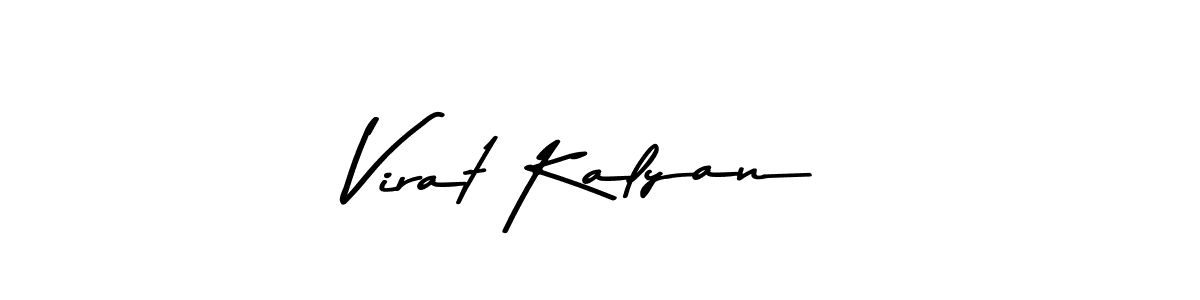 Create a beautiful signature design for name Virat Kalyan. With this signature (Asem Kandis PERSONAL USE) fonts, you can make a handwritten signature for free. Virat Kalyan signature style 9 images and pictures png