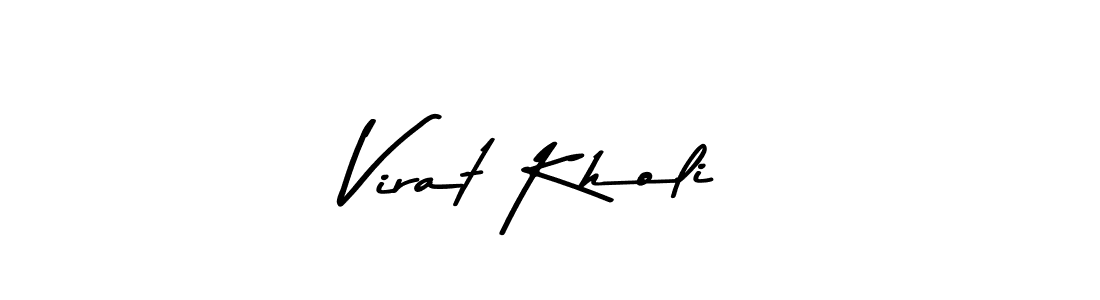 Use a signature maker to create a handwritten signature online. With this signature software, you can design (Asem Kandis PERSONAL USE) your own signature for name Virat Kholi. Virat Kholi signature style 9 images and pictures png