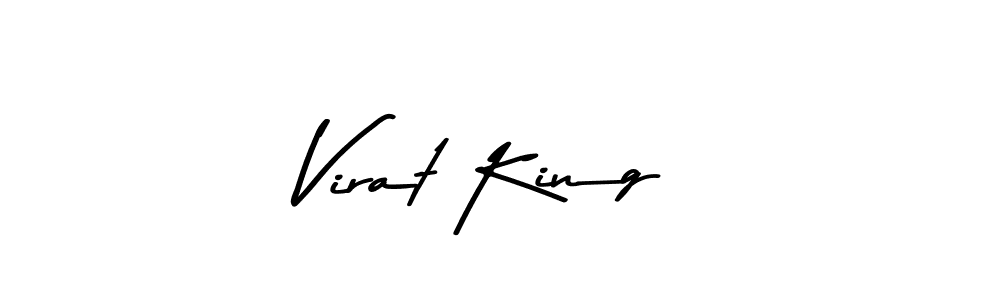 Make a beautiful signature design for name Virat King. With this signature (Asem Kandis PERSONAL USE) style, you can create a handwritten signature for free. Virat King signature style 9 images and pictures png