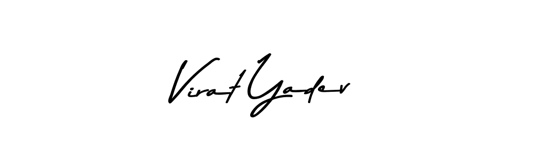 Use a signature maker to create a handwritten signature online. With this signature software, you can design (Asem Kandis PERSONAL USE) your own signature for name Virat Yadev. Virat Yadev signature style 9 images and pictures png