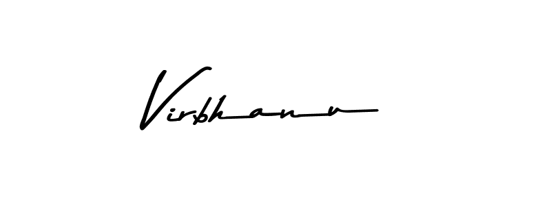 Use a signature maker to create a handwritten signature online. With this signature software, you can design (Asem Kandis PERSONAL USE) your own signature for name Virbhanu. Virbhanu signature style 9 images and pictures png