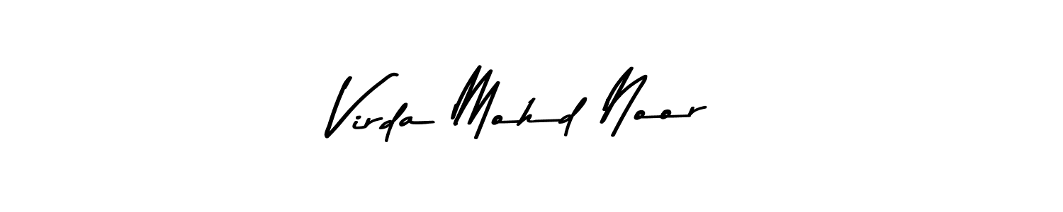 Make a short Virda Mohd Noor signature style. Manage your documents anywhere anytime using Asem Kandis PERSONAL USE. Create and add eSignatures, submit forms, share and send files easily. Virda Mohd Noor signature style 9 images and pictures png