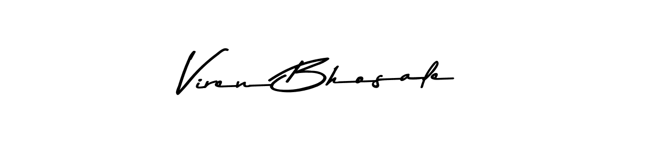 How to make Viren Bhosale signature? Asem Kandis PERSONAL USE is a professional autograph style. Create handwritten signature for Viren Bhosale name. Viren Bhosale signature style 9 images and pictures png