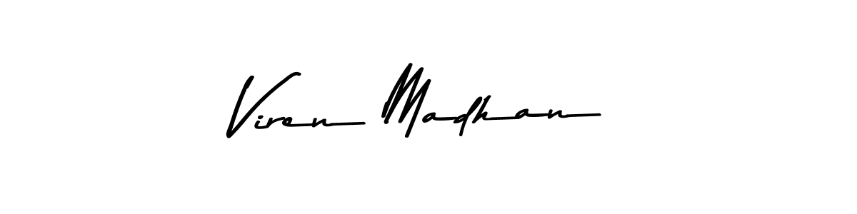 Similarly Asem Kandis PERSONAL USE is the best handwritten signature design. Signature creator online .You can use it as an online autograph creator for name Viren Madhan. Viren Madhan signature style 9 images and pictures png