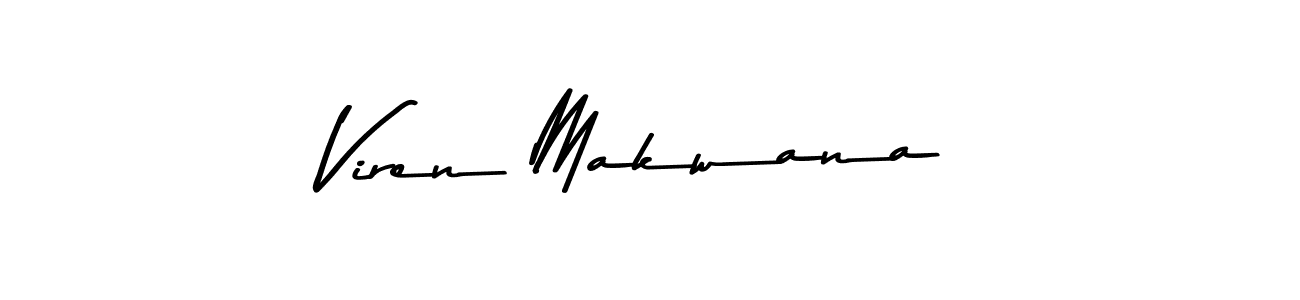 You should practise on your own different ways (Asem Kandis PERSONAL USE) to write your name (Viren Makwana) in signature. don't let someone else do it for you. Viren Makwana signature style 9 images and pictures png