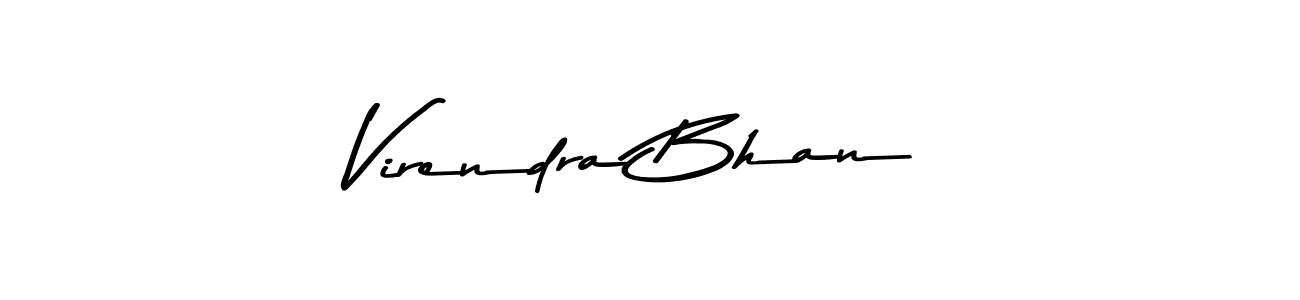 Virendra Bhan stylish signature style. Best Handwritten Sign (Asem Kandis PERSONAL USE) for my name. Handwritten Signature Collection Ideas for my name Virendra Bhan. Virendra Bhan signature style 9 images and pictures png