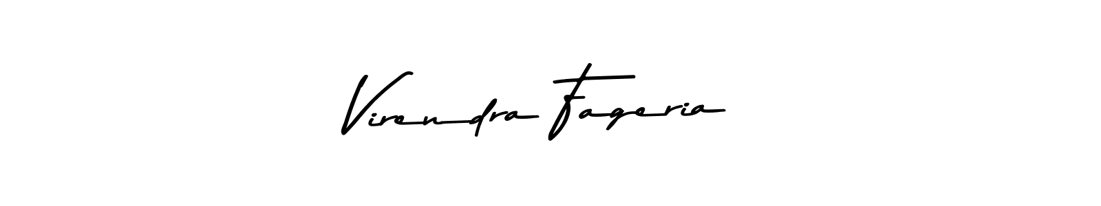 Make a beautiful signature design for name Virendra Fageria. Use this online signature maker to create a handwritten signature for free. Virendra Fageria signature style 9 images and pictures png