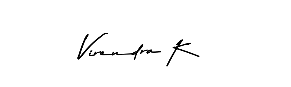 if you are searching for the best signature style for your name Virendra K. so please give up your signature search. here we have designed multiple signature styles  using Asem Kandis PERSONAL USE. Virendra K signature style 9 images and pictures png