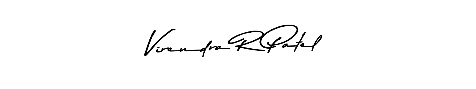 Make a short Virendra R Patel signature style. Manage your documents anywhere anytime using Asem Kandis PERSONAL USE. Create and add eSignatures, submit forms, share and send files easily. Virendra R Patel signature style 9 images and pictures png