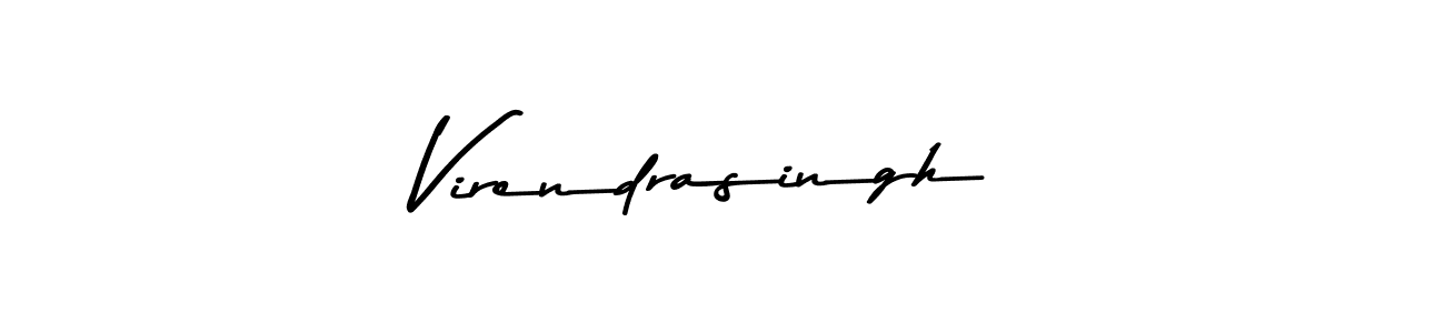 Virendrasingh stylish signature style. Best Handwritten Sign (Asem Kandis PERSONAL USE) for my name. Handwritten Signature Collection Ideas for my name Virendrasingh. Virendrasingh signature style 9 images and pictures png