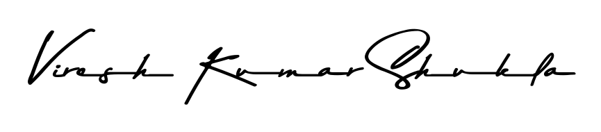 A modern signature idea for name Viresh Kumar Shukla using Asem Kandis PERSONAL USE font. Clean strokes and elegant curves make it stand out instantly. Viresh Kumar Shukla signature style 9 images and pictures png