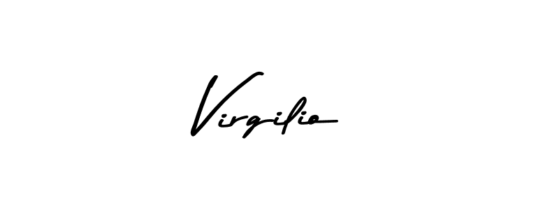 You should practise on your own different ways (Asem Kandis PERSONAL USE) to write your name (Virgilio) in signature. don't let someone else do it for you. Virgilio signature style 9 images and pictures png