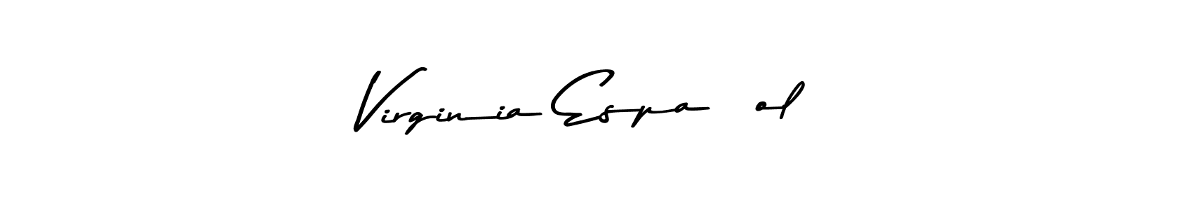 The best way (Asem Kandis PERSONAL USE) to make a short signature is to pick only two or three words in your name. The name Virginia Español include a total of six letters. For converting this name. Virginia Español signature style 9 images and pictures png