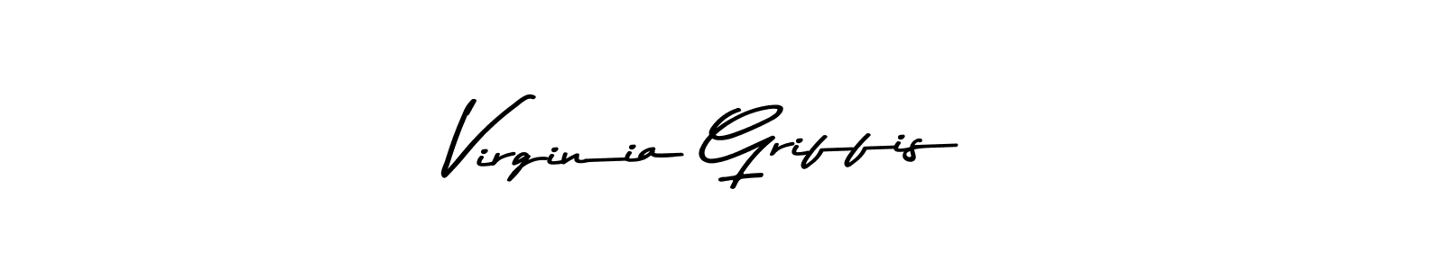 This is the best signature style for the Virginia Griffis name. Also you like these signature font (Asem Kandis PERSONAL USE). Mix name signature. Virginia Griffis signature style 9 images and pictures png