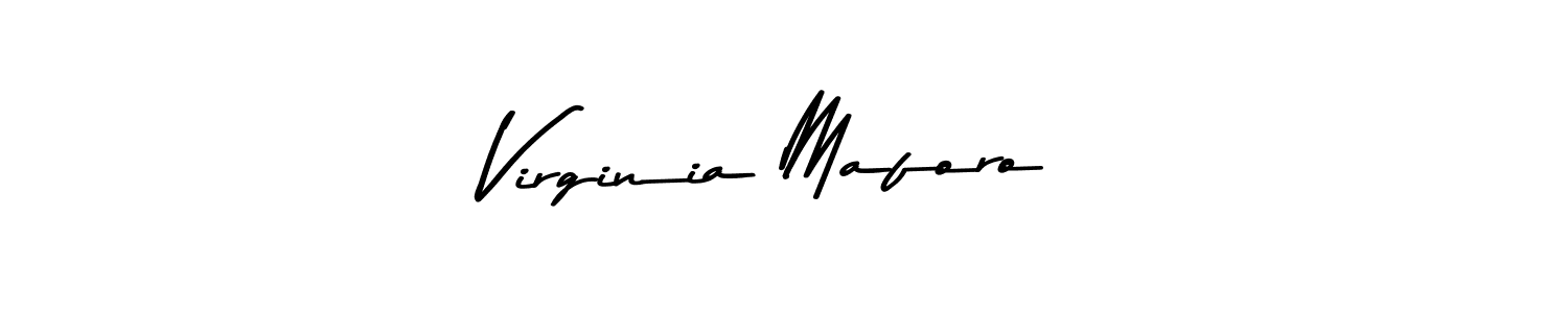 Also You can easily find your signature by using the search form. We will create Virginia Maforo name handwritten signature images for you free of cost using Asem Kandis PERSONAL USE sign style. Virginia Maforo signature style 9 images and pictures png