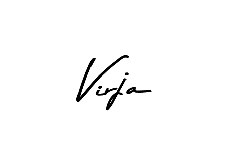 Virja stylish signature style. Best Handwritten Sign (Asem Kandis PERSONAL USE) for my name. Handwritten Signature Collection Ideas for my name Virja. Virja signature style 9 images and pictures png