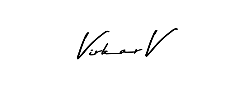 Also we have Virkar V name is the best signature style. Create professional handwritten signature collection using Asem Kandis PERSONAL USE autograph style. Virkar V signature style 9 images and pictures png