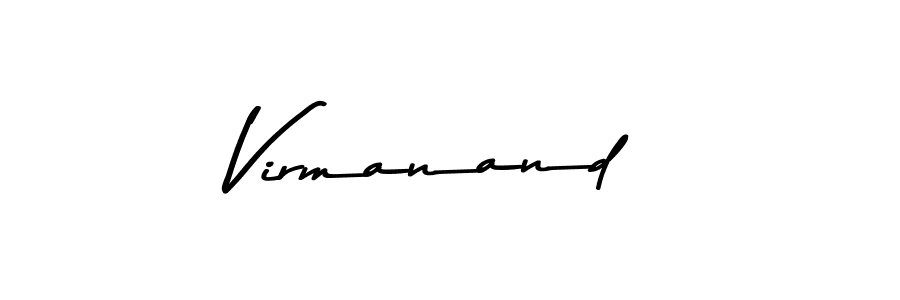 Design your own signature with our free online signature maker. With this signature software, you can create a handwritten (Asem Kandis PERSONAL USE) signature for name Virmanand. Virmanand signature style 9 images and pictures png
