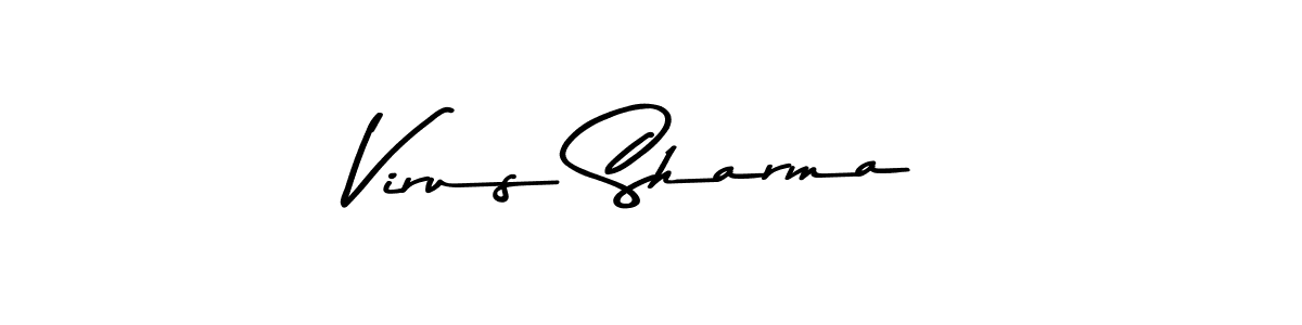 Virus Sharma stylish signature style. Best Handwritten Sign (Asem Kandis PERSONAL USE) for my name. Handwritten Signature Collection Ideas for my name Virus Sharma. Virus Sharma signature style 9 images and pictures png