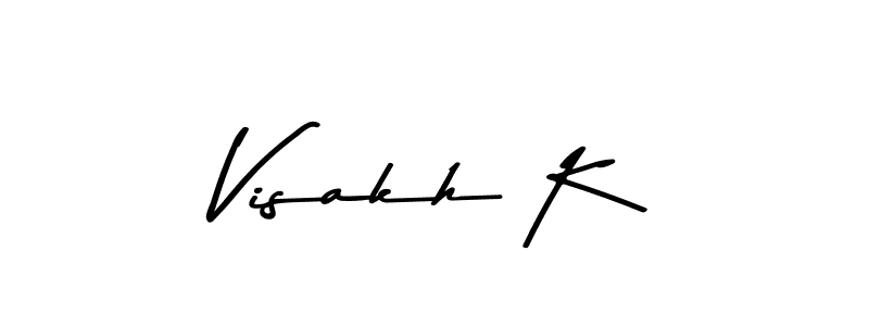 Make a beautiful signature design for name Visakh K. Use this online signature maker to create a handwritten signature for free. Visakh K signature style 9 images and pictures png