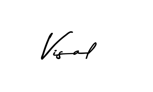 Asem Kandis PERSONAL USE is a professional signature style that is perfect for those who want to add a touch of class to their signature. It is also a great choice for those who want to make their signature more unique. Get Visal name to fancy signature for free. Visal signature style 9 images and pictures png