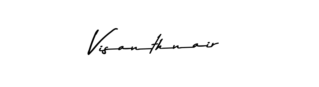 Also You can easily find your signature by using the search form. We will create Visanthnair name handwritten signature images for you free of cost using Asem Kandis PERSONAL USE sign style. Visanthnair signature style 9 images and pictures png