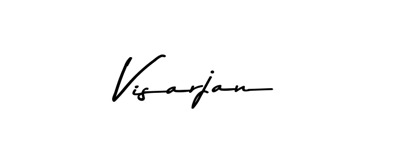 You should practise on your own different ways (Asem Kandis PERSONAL USE) to write your name (Visarjan) in signature. don't let someone else do it for you. Visarjan signature style 9 images and pictures png