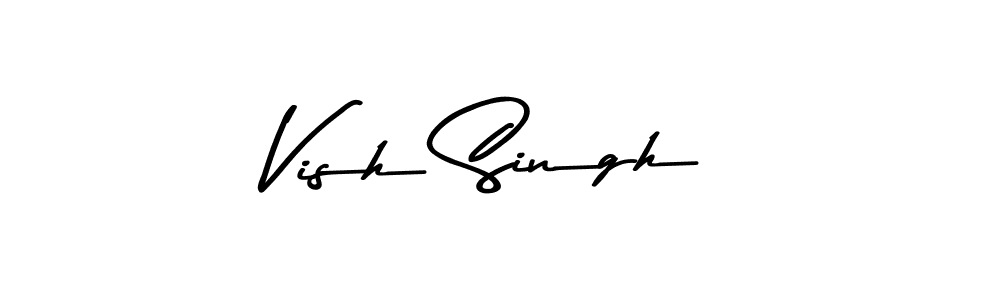 Make a beautiful signature design for name Vish Singh. Use this online signature maker to create a handwritten signature for free. Vish Singh signature style 9 images and pictures png