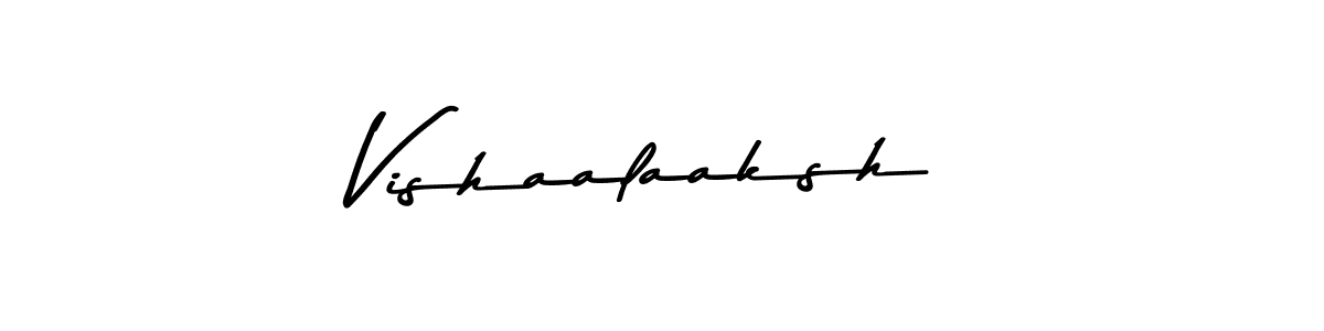 Design your own signature with our free online signature maker. With this signature software, you can create a handwritten (Asem Kandis PERSONAL USE) signature for name Vishaalaaksh. Vishaalaaksh signature style 9 images and pictures png