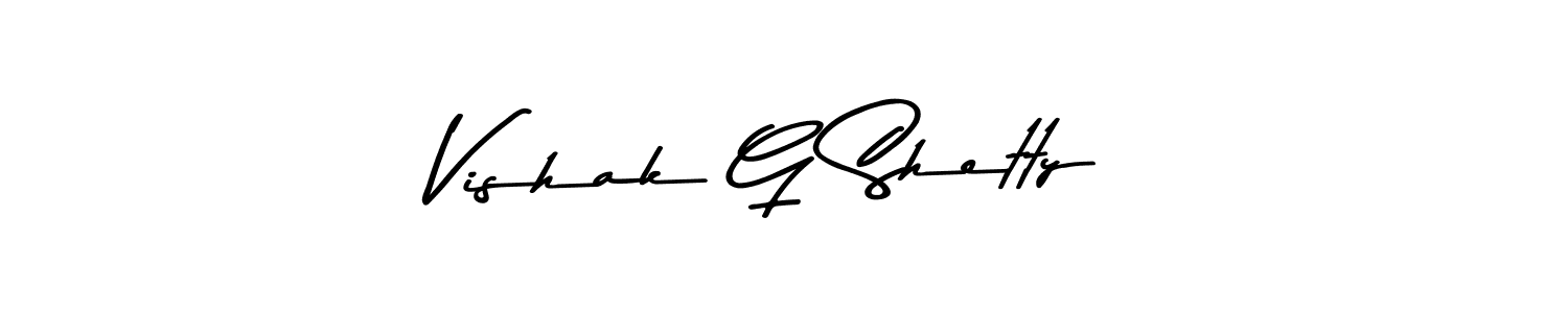 You should practise on your own different ways (Asem Kandis PERSONAL USE) to write your name (Vishak G Shetty) in signature. don't let someone else do it for you. Vishak G Shetty signature style 9 images and pictures png