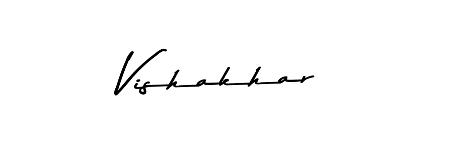 Design your own signature with our free online signature maker. With this signature software, you can create a handwritten (Asem Kandis PERSONAL USE) signature for name Vishakhar. Vishakhar signature style 9 images and pictures png