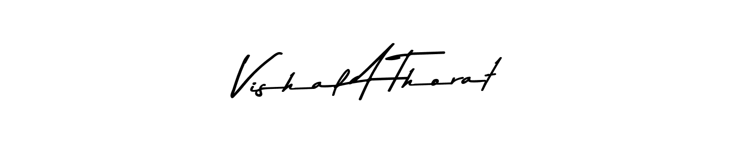 Design your own signature with our free online signature maker. With this signature software, you can create a handwritten (Asem Kandis PERSONAL USE) signature for name Vishal A Thorat. Vishal A Thorat signature style 9 images and pictures png