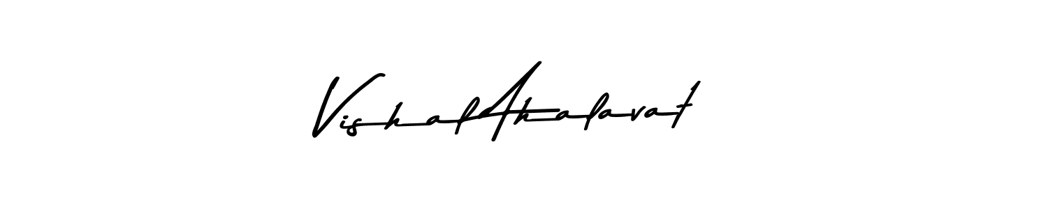 Similarly Asem Kandis PERSONAL USE is the best handwritten signature design. Signature creator online .You can use it as an online autograph creator for name Vishal Ahalavat. Vishal Ahalavat signature style 9 images and pictures png