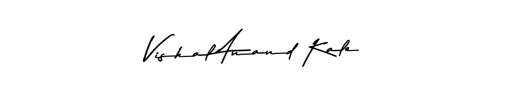 Use a signature maker to create a handwritten signature online. With this signature software, you can design (Asem Kandis PERSONAL USE) your own signature for name Vishal Anand Kale. Vishal Anand Kale signature style 9 images and pictures png