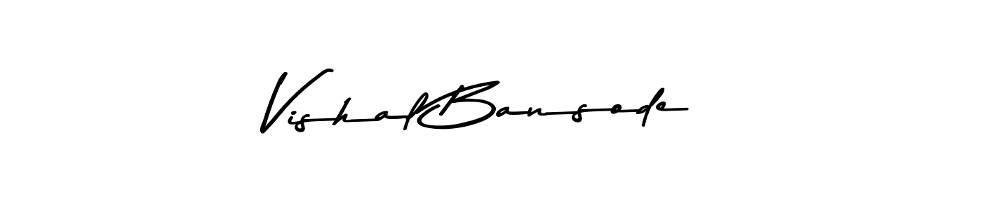 Here are the top 10 professional signature styles for the name Vishal Bansode. These are the best autograph styles you can use for your name. Vishal Bansode signature style 9 images and pictures png