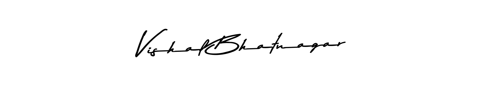 Create a beautiful signature design for name Vishal Bhatnagar. With this signature (Asem Kandis PERSONAL USE) fonts, you can make a handwritten signature for free. Vishal Bhatnagar signature style 9 images and pictures png