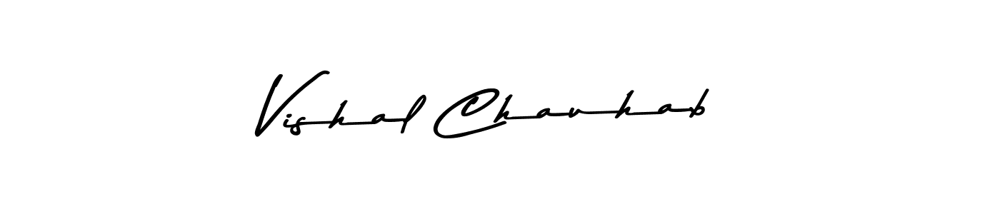 How to Draw Vishal Chauhab signature style? Asem Kandis PERSONAL USE is a latest design signature styles for name Vishal Chauhab. Vishal Chauhab signature style 9 images and pictures png