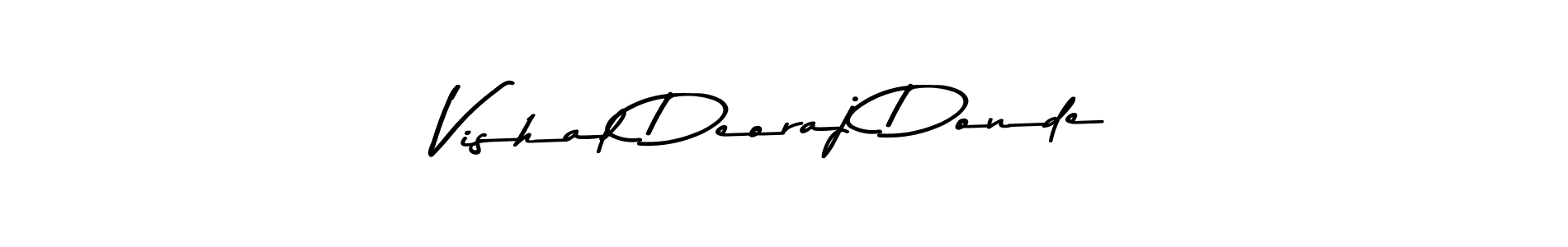 Use a signature maker to create a handwritten signature online. With this signature software, you can design (Asem Kandis PERSONAL USE) your own signature for name Vishal Deoraj Donde. Vishal Deoraj Donde signature style 9 images and pictures png