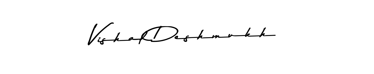 Vishal Deshmukh stylish signature style. Best Handwritten Sign (Asem Kandis PERSONAL USE) for my name. Handwritten Signature Collection Ideas for my name Vishal Deshmukh. Vishal Deshmukh signature style 9 images and pictures png