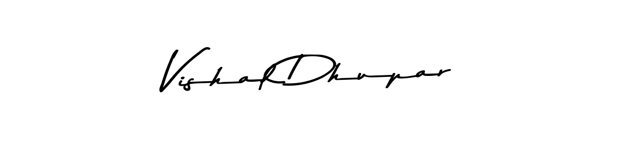 Also You can easily find your signature by using the search form. We will create Vishal Dhupar name handwritten signature images for you free of cost using Asem Kandis PERSONAL USE sign style. Vishal Dhupar signature style 9 images and pictures png