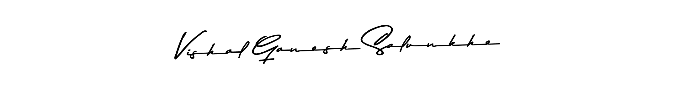 Here are the top 10 professional signature styles for the name Vishal Ganesh Salunkhe. These are the best autograph styles you can use for your name. Vishal Ganesh Salunkhe signature style 9 images and pictures png