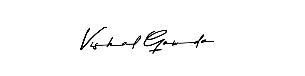 You should practise on your own different ways (Asem Kandis PERSONAL USE) to write your name (Vishal Gowda) in signature. don't let someone else do it for you. Vishal Gowda signature style 9 images and pictures png