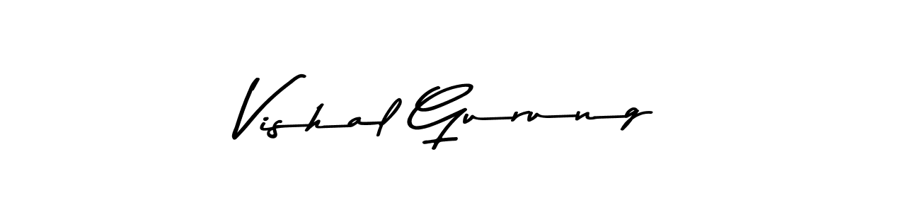 Make a beautiful signature design for name Vishal Gurung. Use this online signature maker to create a handwritten signature for free. Vishal Gurung signature style 9 images and pictures png