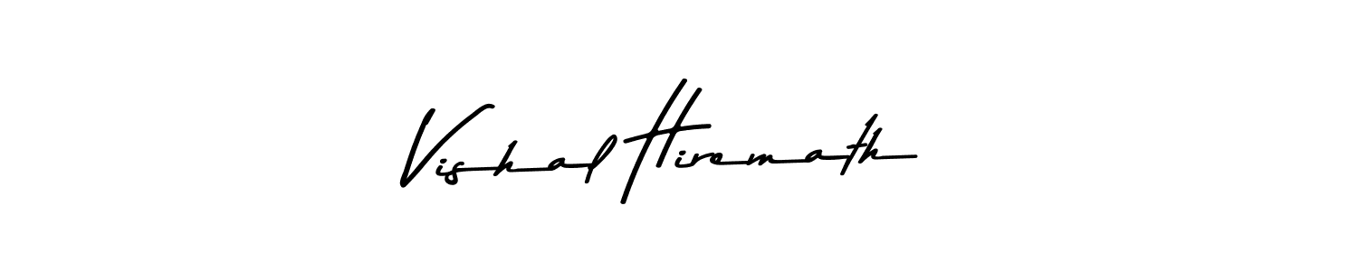 Design your own signature with our free online signature maker. With this signature software, you can create a handwritten (Asem Kandis PERSONAL USE) signature for name Vishal Hiremath. Vishal Hiremath signature style 9 images and pictures png