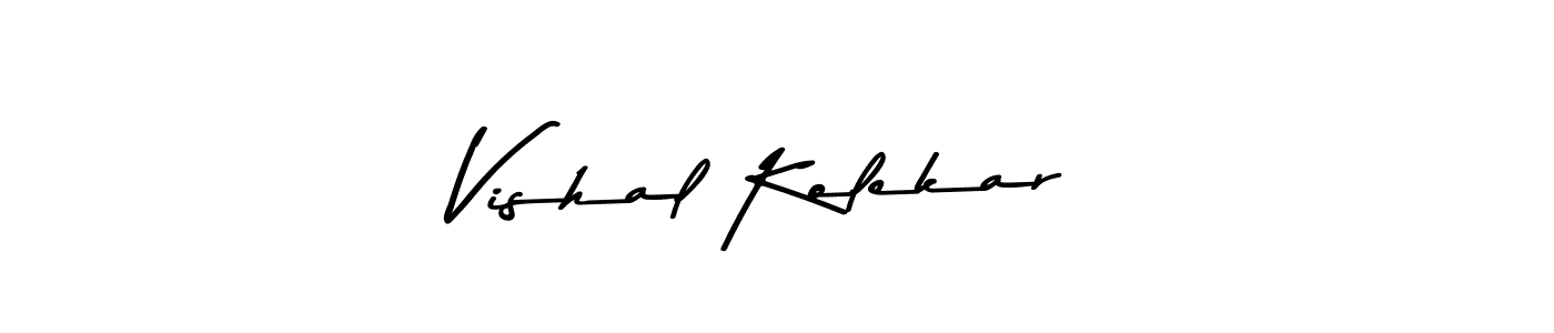 You can use this online signature creator to create a handwritten signature for the name Vishal Kolekar. This is the best online autograph maker. Vishal Kolekar signature style 9 images and pictures png