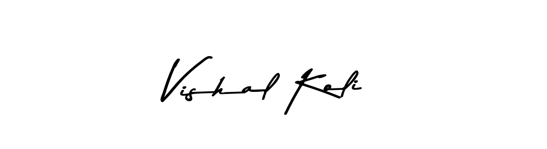 This is the best signature style for the Vishal Koli name. Also you like these signature font (Asem Kandis PERSONAL USE). Mix name signature. Vishal Koli signature style 9 images and pictures png