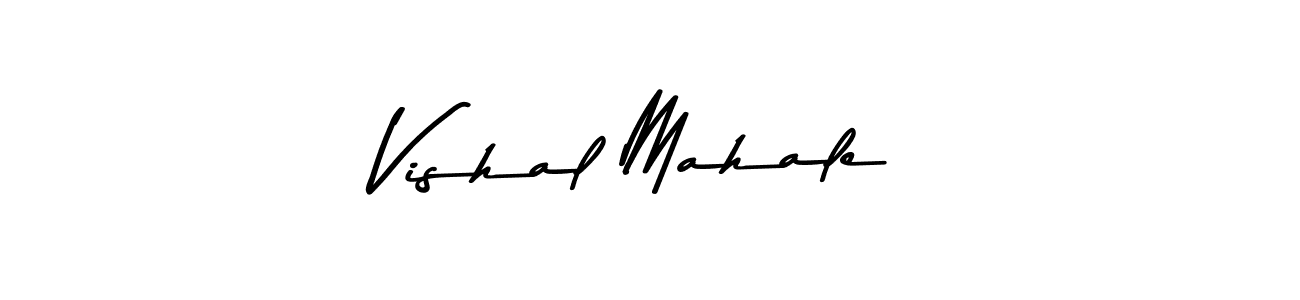 Use a signature maker to create a handwritten signature online. With this signature software, you can design (Asem Kandis PERSONAL USE) your own signature for name Vishal Mahale. Vishal Mahale signature style 9 images and pictures png