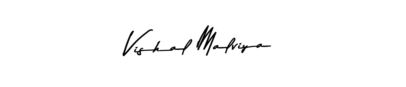 Use a signature maker to create a handwritten signature online. With this signature software, you can design (Asem Kandis PERSONAL USE) your own signature for name Vishal Malviya. Vishal Malviya signature style 9 images and pictures png