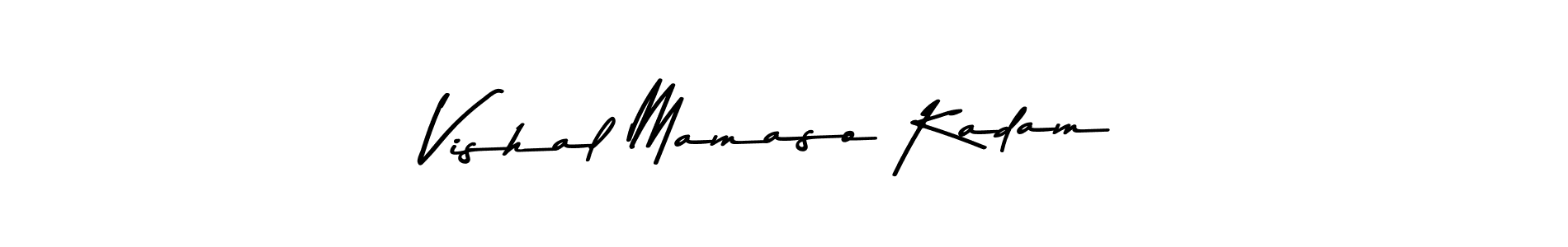 Also You can easily find your signature by using the search form. We will create Vishal Mamaso Kadam name handwritten signature images for you free of cost using Asem Kandis PERSONAL USE sign style. Vishal Mamaso Kadam signature style 9 images and pictures png